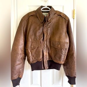 Vintage leather jacket L.L. Bean